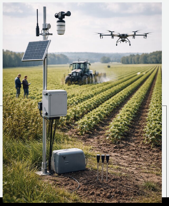 Разработка IoT мониторинга полей в Сосногорске от 8769 р. | АвикейСно