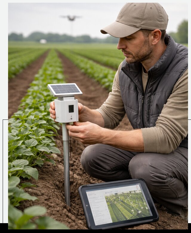 IoT мониторинг сельскохозяйственных полей и контроля в Сосногорске